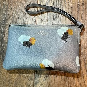 Light Blue Floral Coach Wirstlet